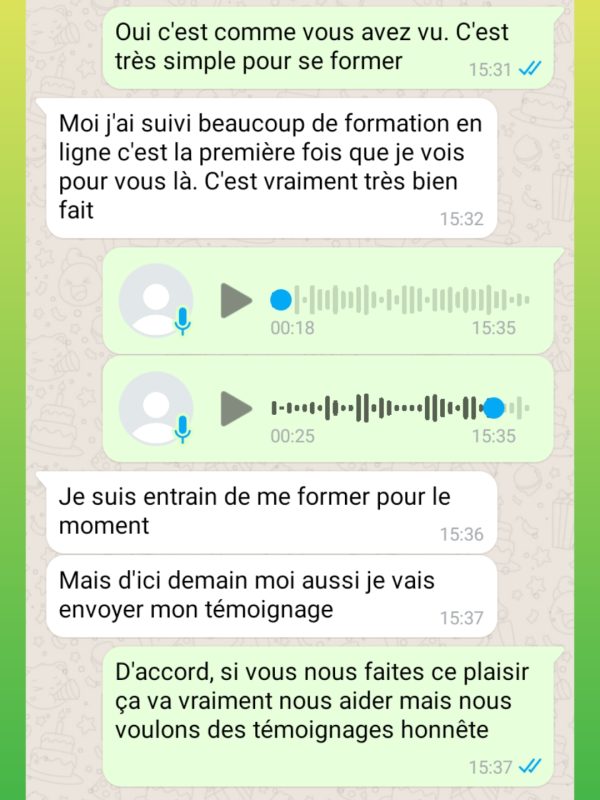 TEMOIGNAGE TETPROGRAM